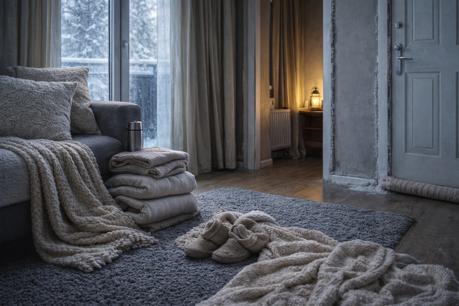 Підготовка квартири до зимових морозів: утеплені вікна, килими та текстиль для збереження тепла