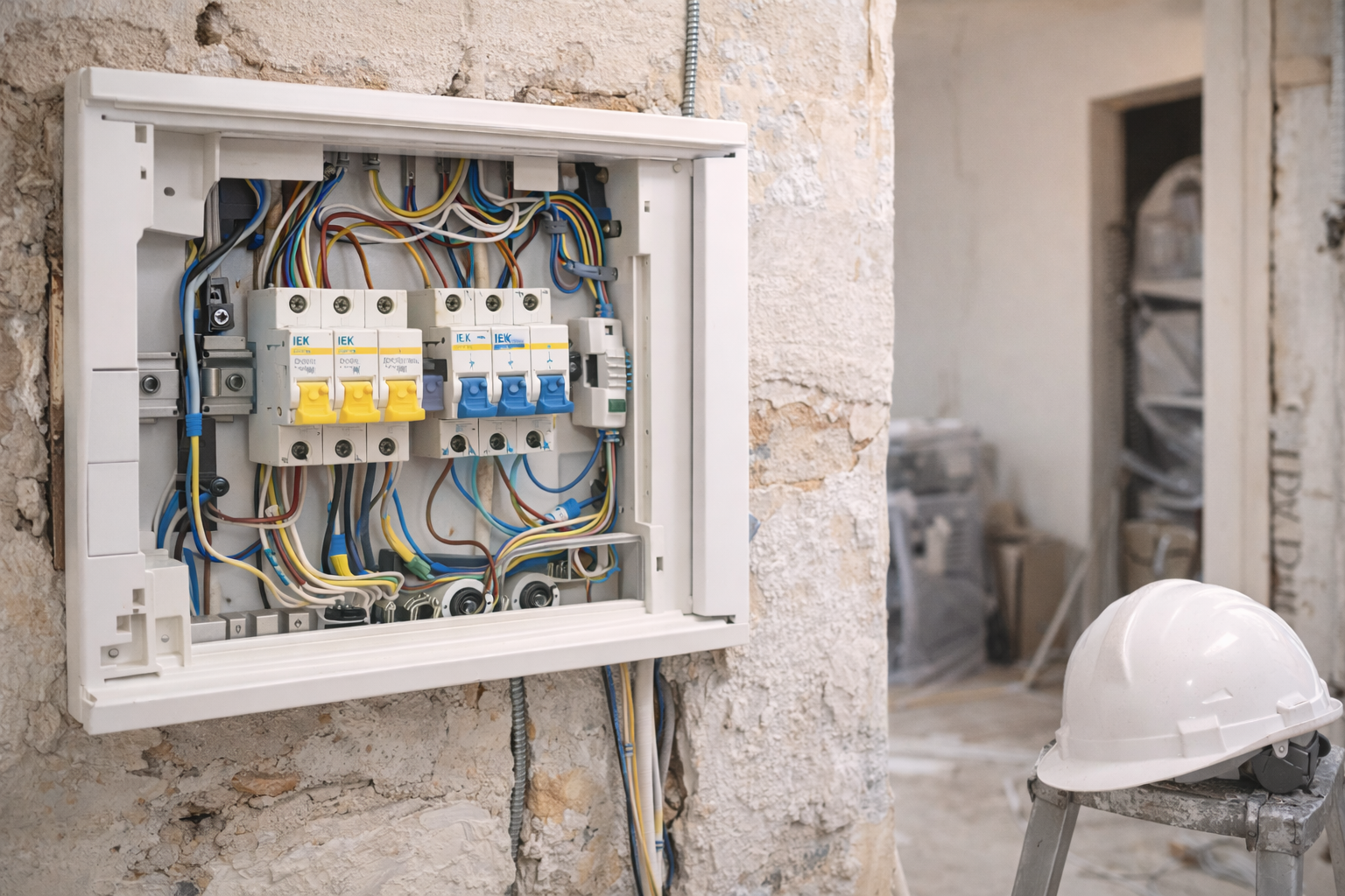 Розрахунок навантаження на електромережу квартири з електрощитом та автоматами