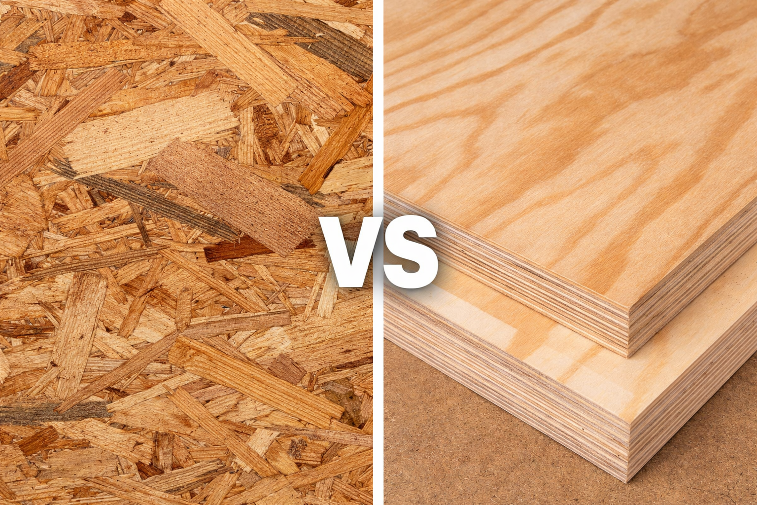 порівняння OSB та фанери для меблів і полиць