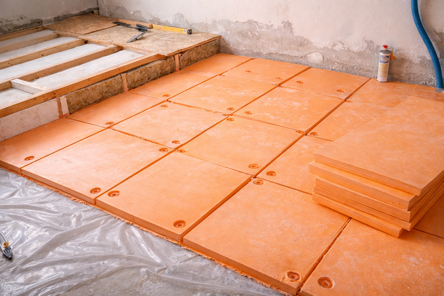 утеплення підлоги в квартирі пінополістиролом