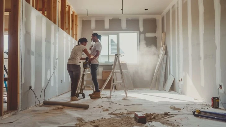 ремонт квартири чорнові роботи інтер'єр без оздоблення